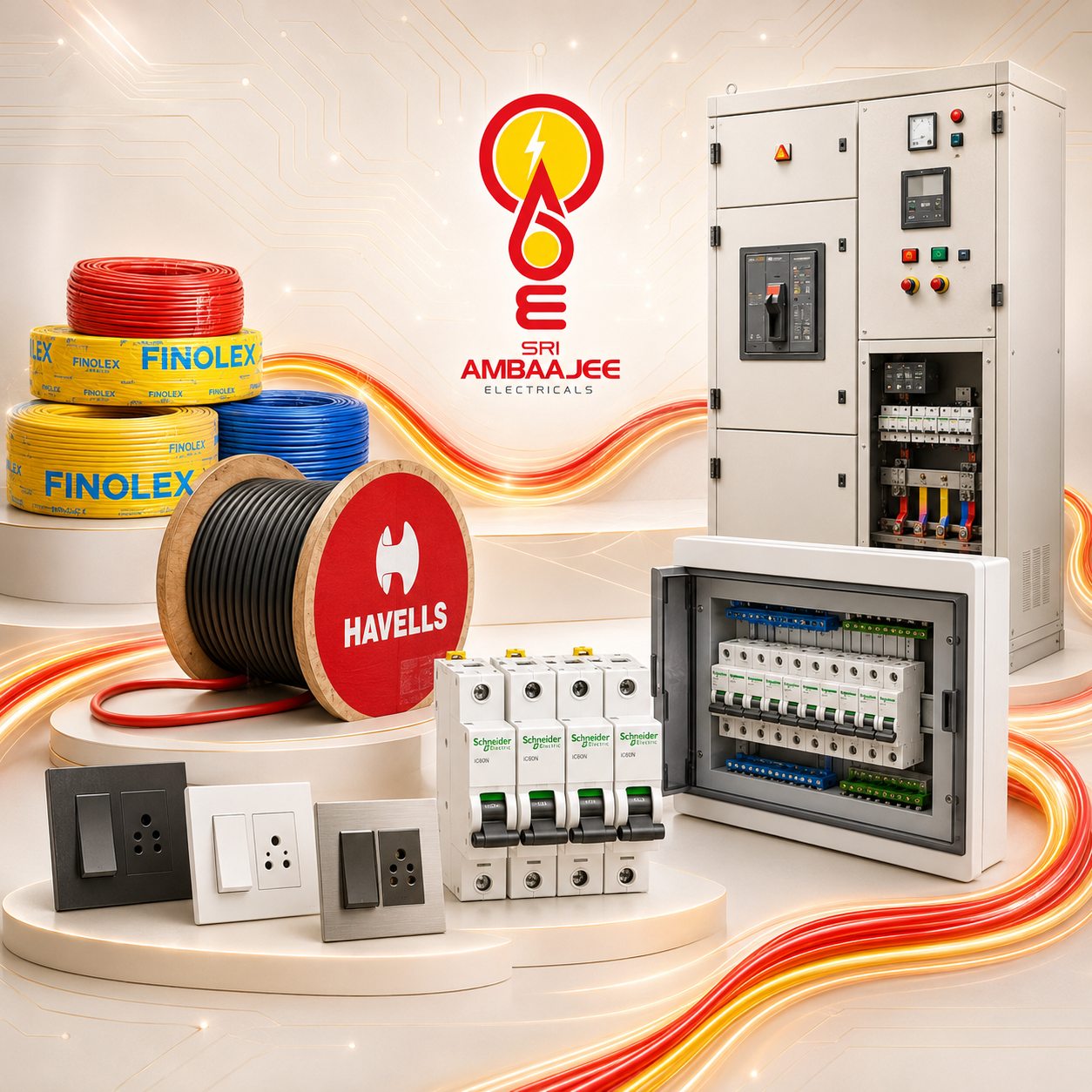 Sri Ambaajee Electricals brand logo