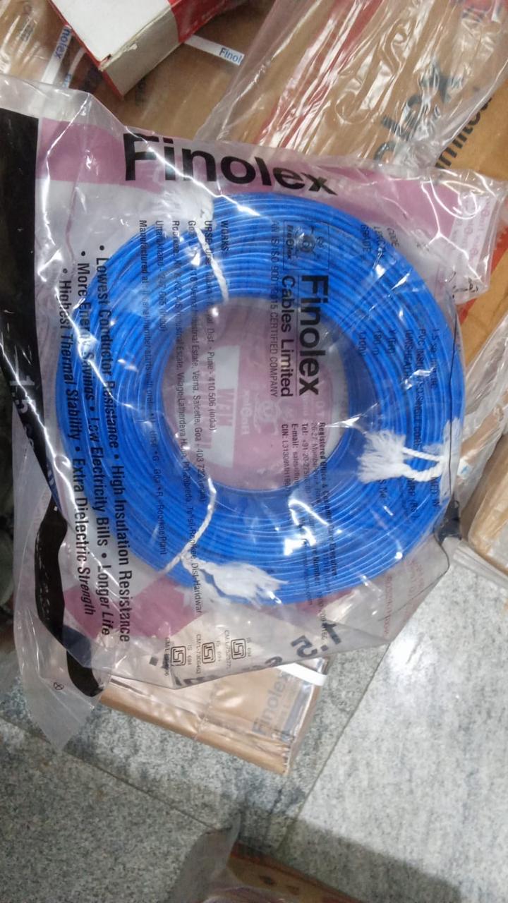 Finolex wires and Havells cables